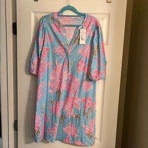 Lilly Pulitzer Blue and Pink Dress